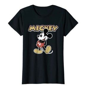 Disney Womens Mickey Mouse Comic Classic T-Shirt